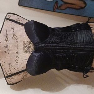 Misope Satin Bustier Top